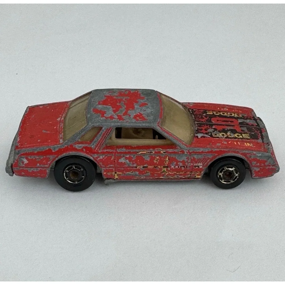 Vintage 1980 Hot Wheels Mirada Stocker Red Dodge #10 Diecast Car Hong Kong